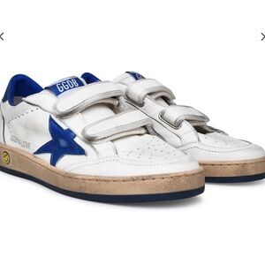 Golden Goose Kids Sneakers in White and Blue